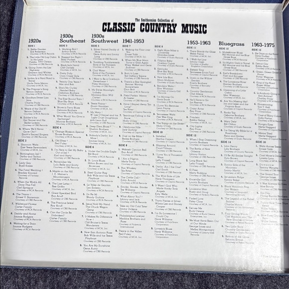 Smithsonian Collection of Classic Country Music Box Set - Picture 2 of 10